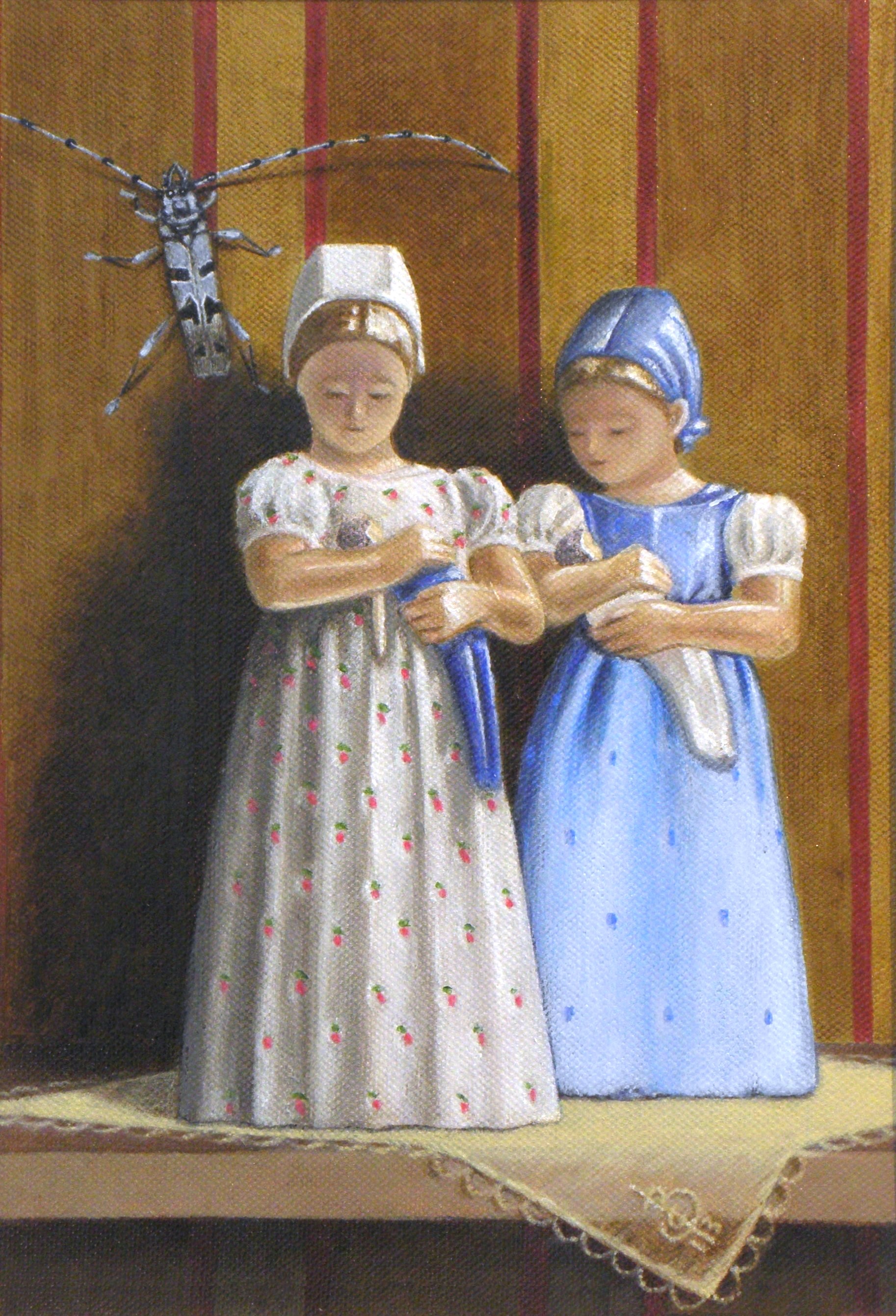 Rosalia Alpina con piccole mamme